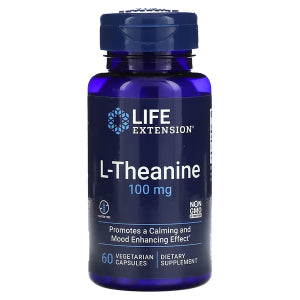 Life Extension. L-Teanina. 100 mg. 60 cápsulas. VITAGURU