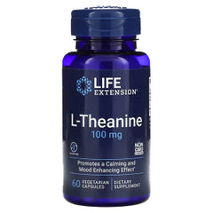 Life Extension. L-Teanina. 100 mg. 60 cápsulas. VITAGURU
