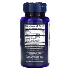 LIFE EXTENSION. ÁCIDO LIPOICO. Supplement Facts. VITAGURU