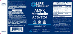 LIFE EXTENSION. AMPK METABOLIC ACTIVATOR. 30 TABLETAS. VITAGURU 