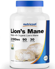 NUTRICOST. Melena de León. 2,100 mg. 90 cápsulas. VITAGURU