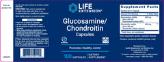 LIFE EXTENSION. GLUCOSAMINA CONDOITRINA. 100 CÁPSULAS. VITAGURU