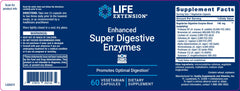 LIFE EXTENSION. ENZIMAS DIGESTIVAS. 60 CÁPSULAS. VITAGURU