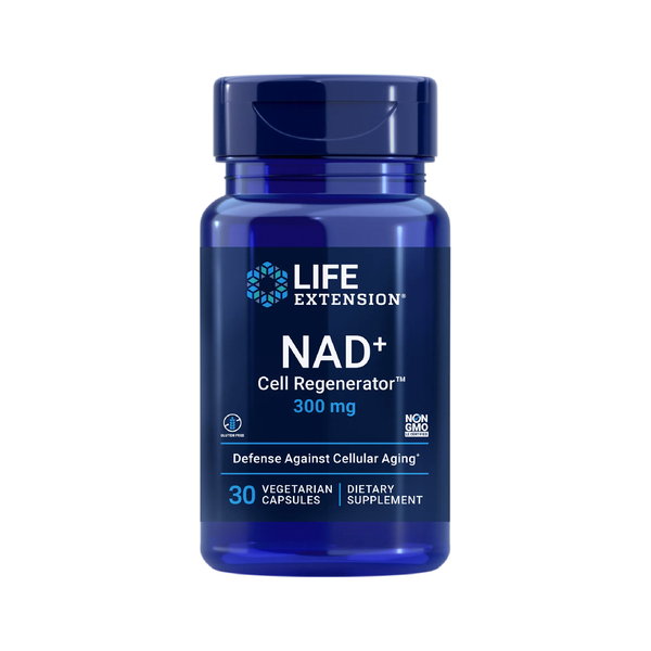 Suplemento alimenticio de la marca Life Extension. NAD+ Cell Regenerator. 30 cápsulas vegetarianas. Vitaguru