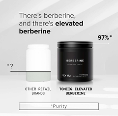 97% TONIIQ elevated berberine. Bernerina. VITAGURU