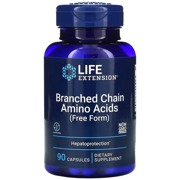 LIFE EXTENSION. Branched Chain Amino Acids. 90 cápsulas. VITAGURU