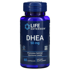 LIFE EXTENSION. DHEA 50 mg. 60 cápsulas. VITAGURU