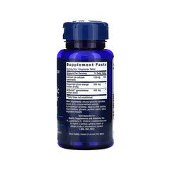 Suplemento alimenticio a base de AMPK marca Life Extension. Contenido: 30 tabletas vegetarianas. Información nutrimental.