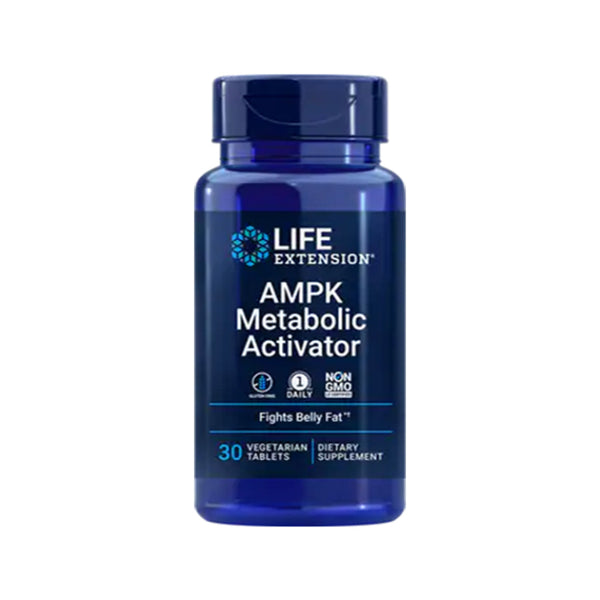 Suplemento alimenticio a base de AMPK marca Life Extension. Contenido: 30 tabletas vegetarianas.