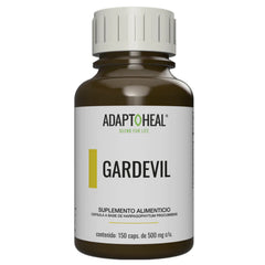 Suplemento alimenticio marca ADAPTOHEAL. Uña de Diablo GARDEVIL. 150 cápsulas de 500 mg c/u. Vitaguru