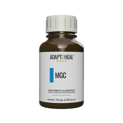 Suplemento alimenticio a base de citrato de magnesio marca Adaptoheal. Contenido: 150 cápsulas de 500 mg c/u.