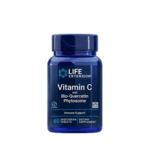 Suplemento alimenticio marca LIFE EXTENSION. Vitamina C. 60 tabletas. Vitaguru