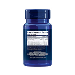 Suplemento alimenticio marca LIFE EXTENSION. Información nutricional Super K. 90 Softgels. Vitaguru