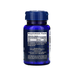 Suplemento alimenticio a base de Biotina marca Life Extension. Contenido: 100 cápsulas. Información nutrimental.