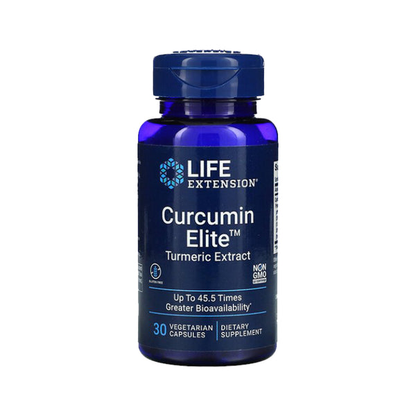 Suplemento alimenticio a base de cúrcuma marca Life Extension. Contenido: 30 cápsulas vegetarianas.