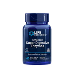 Suplemento alimenticio a base de enzimas digestivas marca Life Extension. Contenido: 60 cápsulas vegetarianas.