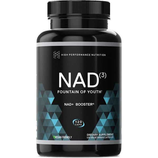 HIGH PERFORMANCE NUTRITION. NAD+ Booster. 120 cápsulas. VITAGURU