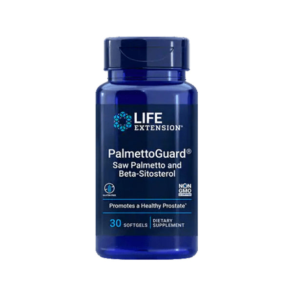 Suplemento alimenticio marca LIFE EXTENSION. PalmettoGuard. 30 cápsulas. Vitaguru