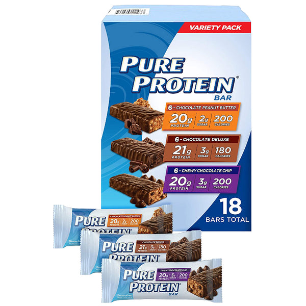 Barras de proteína marca Pure Protein. 