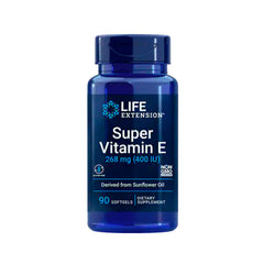 Suplemento alimenticio de la marca LIFE EXTENSION. Vitamina E 268 mg. 90 Softgels. VITAGURU