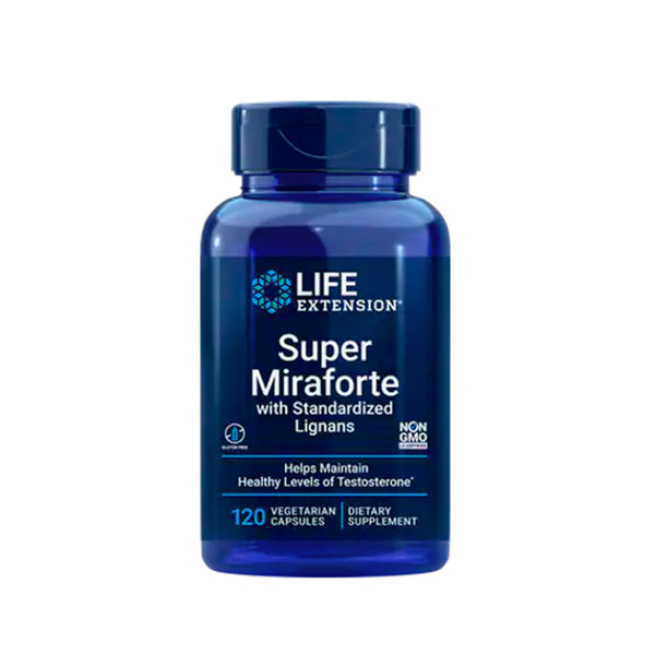 Suplemento alimenticio marca LIFE EXTENSION. Super Miraforte. 120 cápsulas. Vitaguru